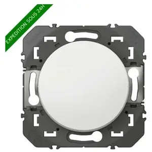 Comparateur de prix : Poussoir simple DOOXIE 6A finition blanc - LEGRAND - 600004
