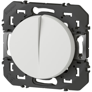 Comparateur de prix : Legrand DOUBLE POUSSOIR BLANC