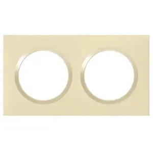 Comparateur de prix : Legrand - Plaque de finition 2 postes Dooxie finition sable dune