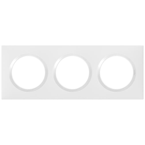 Comparateur de prix : Plaque carrée DOOXIE finition blanc 3 postes - LEGRAND - 600803