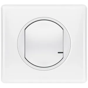 Enjoliveur Interrupteur Double Céliane With Netatmo Noir LEGRAND CN1415