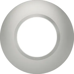 Comparateur de prix : Legrand - Plaque de finition ronde 1 poste - Dooxie finition Aluminium
