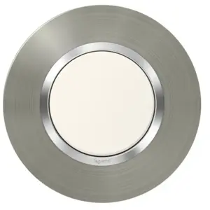 Comparateur de prix : Legrand - Plaque de finition ronde 1 poste - Dooxie finition Inox