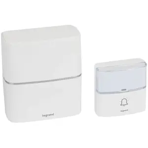 Kit Sonette radio sans fils sérénité simple à piles - LEGRAND - 094270 pas cher