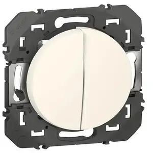 Comparateur de prix : Legrand DOUBLE POUSSOIR BLANC