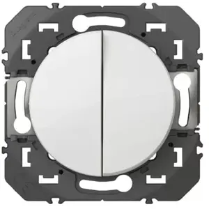 Comparateur de prix : LEGRAND - Double va-et-vient 10A blanc Dooxie