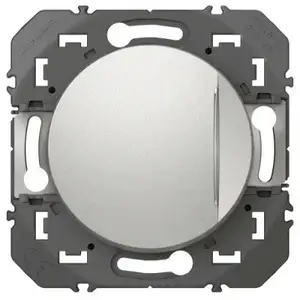 Comparateur de prix : Interrupteur va-et-vient avec voyant lumineux Legrand Dooxie aluminium