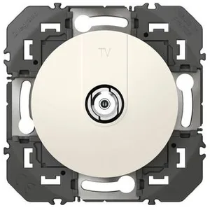 Comparateur de prix : Legrand - Prise TV typeF à visser dooxie finition blanc - emballage blister