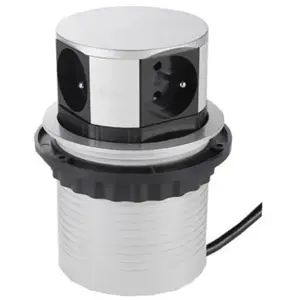 Comparateur de prix : OTIO Bloc escamotable compact multiprise 4 prises 16A