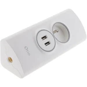 Comparateur de prix : Otio Multiprise d'angle 2P 16A + 2 USB à câbler - Otio