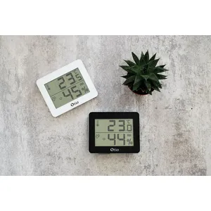 Comparateur de prix : HBF - Thermomètre intérieur extérieur filaire noir - grand écran - Otio