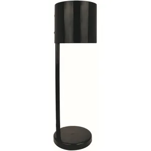 SAMPA Lampe de bureau Design à poser en métal noir mat Eclairage LED d'inter... pas cher