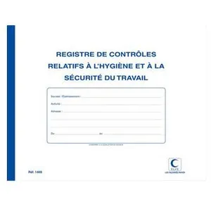 Autre ELVE Registre 'Contrôles relatifs à l'hygiène & la sécurité' pas cher