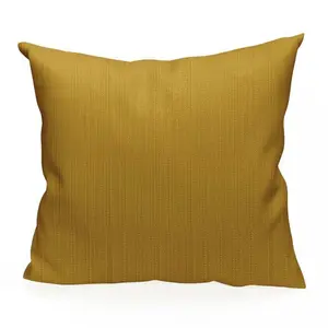 Soleil d'ocre, Velvet Housse de Coussin velours, Jaune, 40x40 cm pas cher