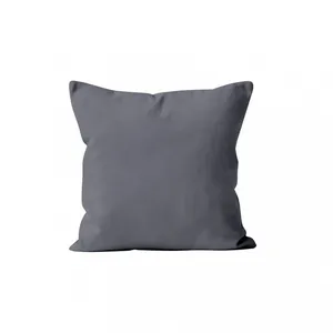 Comparateur de prix : Soleil D Ocre - Housse de coussin unie 40x40 cm alix gris, par Soleil d'ocre