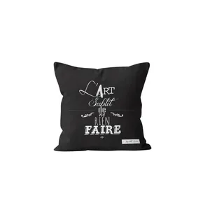 Housse de coussin 40x40 cm SUBTIL, par Soleil d'Ocre