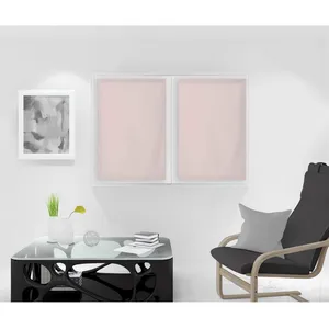 Soleil d'ocre 043551 Dolly Paire de Brise Bise Polyester Rose 90 x 60 cm pas cher