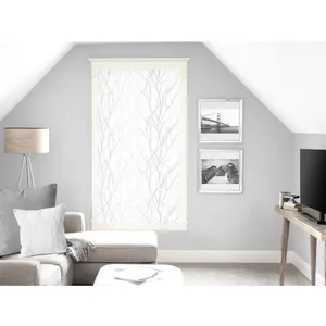 Comparateur de prix : Soleil d'ocre, Liane Brise bise Dévoré, Voile, Polyester, Blanc, 60x160 cm