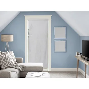 Voile pour porte fenêtre en coton 70x200 cm panama gris, par Soleil d'Ocre pas cher