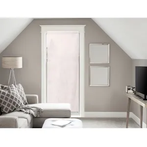 Soleil d'ocre Panama Voile pour Porte Fenêtre Coton Rose 70 x 200 cm pas cher