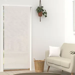 Voilage lin pour porte fenêtre 90x200 cm LINEN blanc, par Soleil d'Ocre pas cher