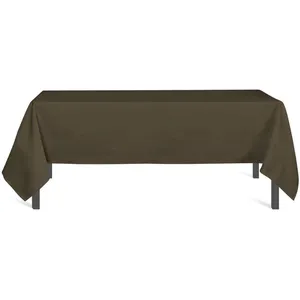 Comparateur de prix : Soleil d'ocre Nappe anti-tâches rectangle 140x230 cm ALIX moka
