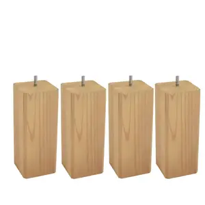 Jeu de pied (x4) bois massif 20 cm NIGHTITUDE 4 CYL H20 D8Vendu parconforama