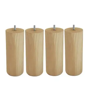 Jeu de pied (x4) bois massif 20 cm NIGHTITUDE 4 CYL H20 D8Vendu parconforama
