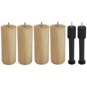Jeu de pied (x6) bois massif 20 cm NIGHTITUDE 4 CYL H20 D8 + 2 CTRXVendu parconforama