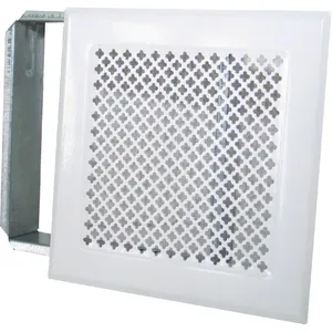 Comparateur de prix : Dmo - Grille de cheminée avec précadre 170 x 170 mm couleur blanche