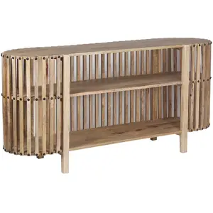 Bois et Chiffons - Buffet ajouré manguier boston marron - 172x45x81 cm... pas cher