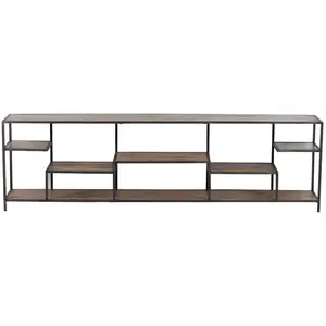BOIS & CHIFFONS Etagere basse industrielle Manguier Stockholm pas cher