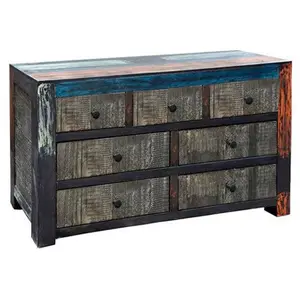 BOIS & CHIFFONS Pushkar - Manguier Multicolore pas cher