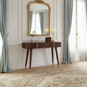 Bois et Chiffons - Console tendance 2 tiroirs Manguier Ramon T.U pas cher