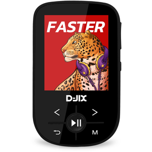 Comparateur de prix : Baladeur MP4 Bluetooth Djix C100 avec clip sport 360° Noir