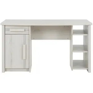Gautier Bureau 1 porte 1 tiroir MONTANA coloris bois clair pas cher