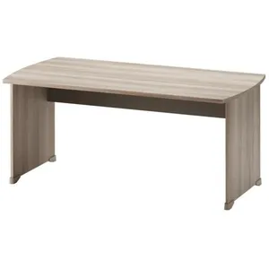 GAMI - Table bureau 160 cm panneaux JAZZ Made in France - Marron
