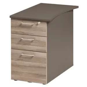 Caisson bout de bureau P80 JAZZ - GAMI - Marron cappuccino - Contempor... pas cher