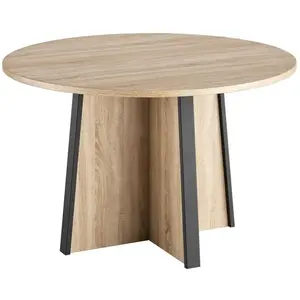 Comparateur de prix : Calicosy - Table ronde Mambo - Fabrication Française - Bois clair TU