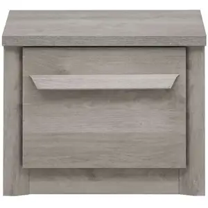 GAMI Chevet 1 tiroir EDEN COLORIS CHENE GRIS CLAIR pas cher