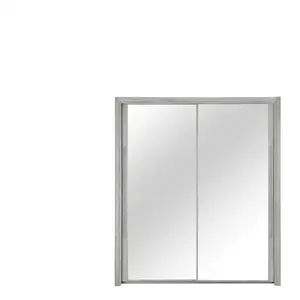 Armoire 2 portes L.150 cm CYRUS coloris gris clairVendu parconforama
