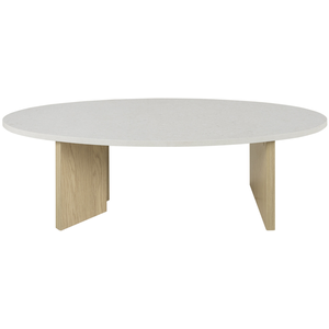Table basse ovale SOLENA pas cher