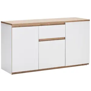 Comparateur de prix : CAMIF Bureau d'angle extensible gibral 155x136cm - blancdécor de chêne