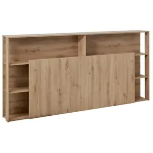 CAMIF Tête de lit avec rangement genaro  218 x 25 x 106 cm  artisan oak pas cher