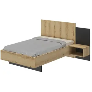 Lit chevet lambris 120x200 mimizan - made in france gami pas cher