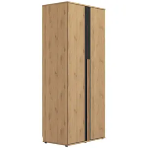 Comparateur de prix : Gami Dressing 2 portes effet bois clair
