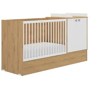 Comparateur de prix : Galipette Lit bébé évolutif en lit junior Arthur imitation chêne (60 x 120 cm)