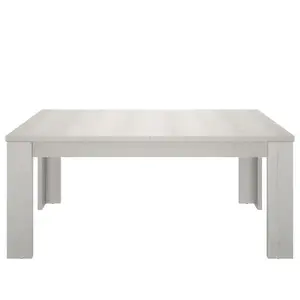 Table extensible 180 cm MARCEAU coloris blanc pas cher