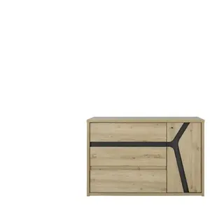 Commode 3 tiroirs ALANA coloris chêneVendu parconforama