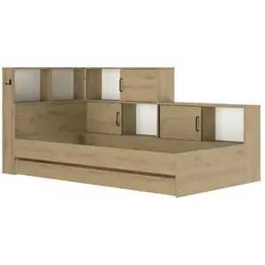 Comparateur de prix : CALICOSY Lit junior 90x200 cm - 221 cm X 120 cm X 104 cm - ERWAN